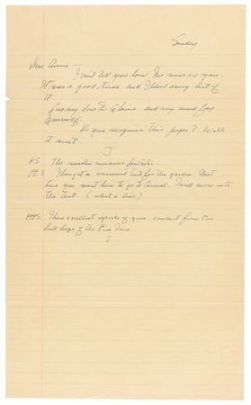 Lot #605 John Steinbeck Archive of (9) Autograph Letters Signed to Actress Ann Sothern, Commenting on Writing, Family, and Hollywood Gossip: 