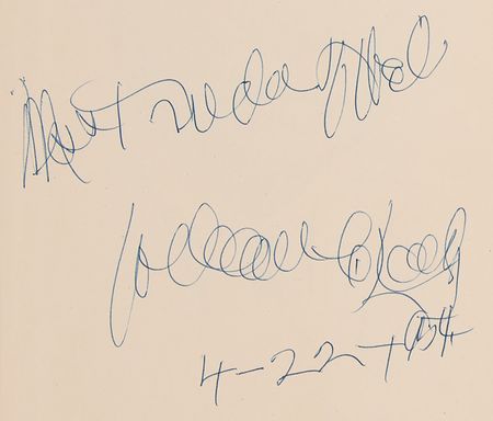 Lot #740 W. C. Handy Signed Book - Unsung Americans Sung - Image 2