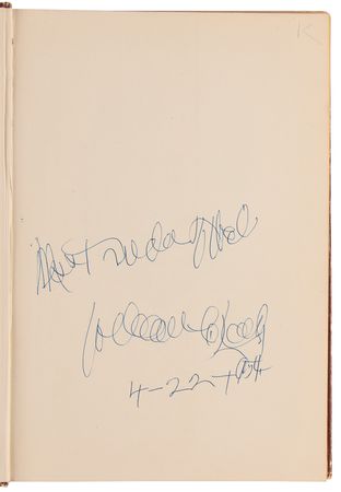 Lot #740 W. C. Handy Signed Book - Unsung Americans Sung - Image 4