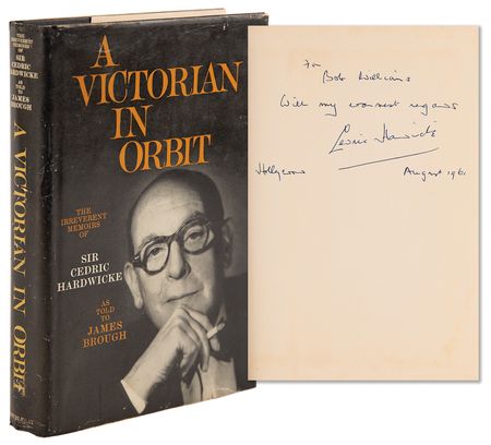 Lot #848 Cedric Hardwicke Signed Book - A Victorian in Orbit - Image 1