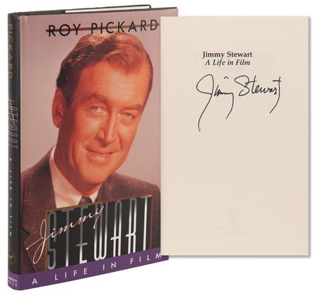 Lot #896 James Stewart Signed Book - Jimmy Stewart: A Life in Film - Image 1