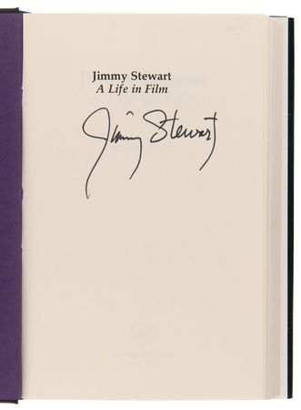 Lot #896 James Stewart Signed Book - Jimmy Stewart: A Life in Film - Image 4