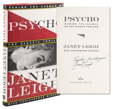 Lot #868 Janet Leigh Signed Book - Psycho - Image 1