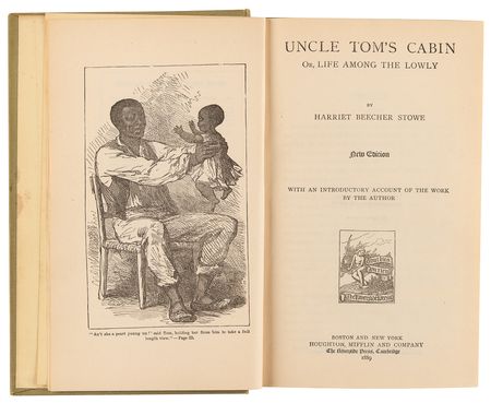 Lot #609 Harriet Beecher Stowe Signed Book - Uncle Tom's Cabin - Image 5