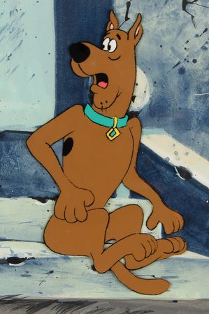 Lot #507 Scooby-Doo production key master background set-up from The 13 Ghosts of Scooby-Doo - Image 2