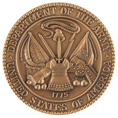 Lot #895 Connie Stevens 'An American Patriot' United States Army Award Medal - Image 1