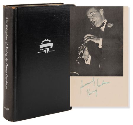 Lot #739 Benny Goodman Signed Book - The Kingdom of Swing - Image 1
