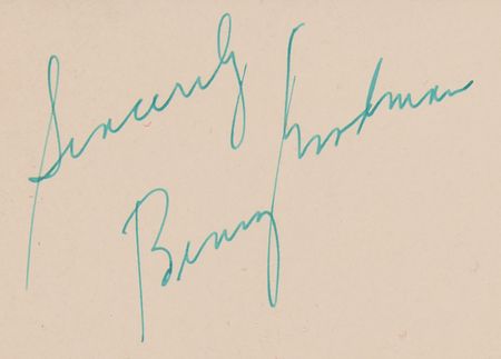 Lot #739 Benny Goodman Signed Book - The Kingdom of Swing - Image 2