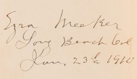 Lot #197 Ezra Meeker Signed Book - Ventures and Adventures - Image 2