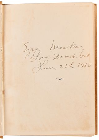 Lot #197 Ezra Meeker Signed Book - Ventures and Adventures - Image 4