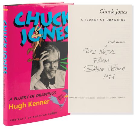 Lot #530 Chuck Jones Signed Book - A Flurry of Drawings - Image 1