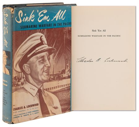 Lot #259 Charles A. Lockwood Signed Book - Sink 'Em All - Image 1
