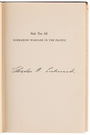 Lot #259 Charles A. Lockwood Signed Book - Sink 'Em All - Image 4