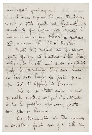 Lot #730 Pietro Mascagni Autograph Letter Signed on a Production of Cavalleria rusticana - Image 2