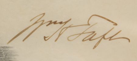 Lot #102 William H. Taft Document Signed as President - Image 2
