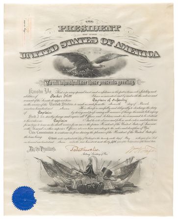 Lot #236 Parker Hitt ‘Father of American Military Cryptography’ Document Archive of (5) Military Appointments Signed by Presidents William McKinley, Theodore Roosevelt, and William H. Taft - Image 10