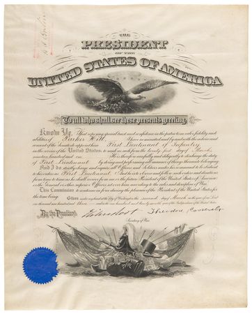 Lot #236 Parker Hitt ‘Father of American Military Cryptography’ Document Archive of (5) Military Appointments Signed by Presidents William McKinley, Theodore Roosevelt, and William H. Taft - Image 6