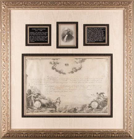 Lot #1 George Washington Document Signed - Society of Cincinnati Membership Certificate - Image 2
