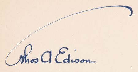 Lot #141 Thomas Edison Twice-Signed Book Set - Edison: His Life and Inventions - Image 3