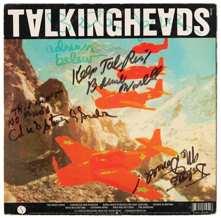 Lot #778 Talking Heads Multi-Signed (9) Album - Remain in Light - Image 2