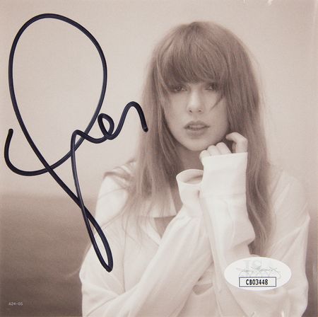 Lot #791 Taylor Swift Signed CD Insert - The Tortured Poets Department - Image 1
