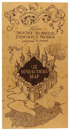 Lot #850 Harry Potter: Daniel Radcliffe Signed Marauder's Map - Image 1