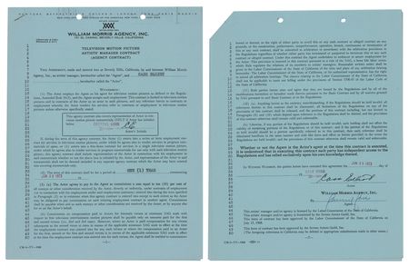 Lot #757 Cass Elliot Document Signed - Image 1