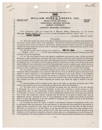 Lot #842 Jackie Gleason Document Signed - Image 2