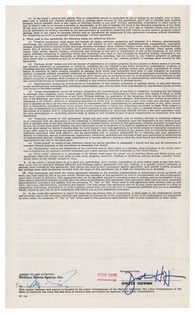 Lot #856 Dustin Hoffman Document Signed - Image 3