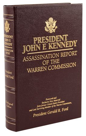 Lot #46 Gerald Ford Signed Book - Assassination Report of the Warren Commission (Ltd. Ed. #687/2948) - Image 3