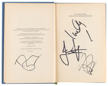 Lot #603 J. K. Rowling and Harry Potter Movie Cast Members (20) Signed Book - Harry Potter and the Chamber of Secrets - Image 6