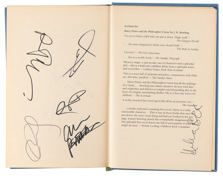 Lot #603 J. K. Rowling and Harry Potter Movie Cast Members (20) Signed Book - Harry Potter and the Chamber of Secrets - Image 9