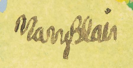 Lot #391 Mary Blair signed concept painting for So Dear to My Heart - Image 3