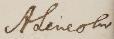 Lot #5 Abraham Lincoln Autograph Endorsement Signed as President (January 7, 1864) - Image 4