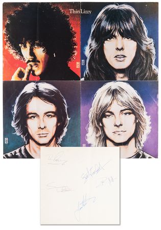Lot #780 Thin Lizzy Signed Poster (24? x 24?) - Image 1