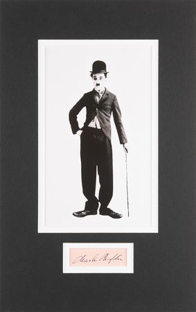 Lot #823 Charlie Chaplin Signature - Image 1