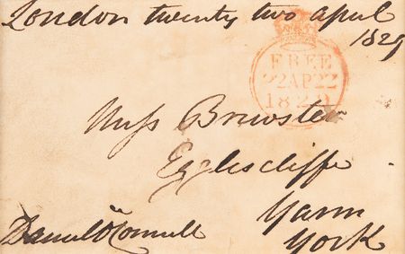 Lot #205 Daniel O'Connell Signed Free Frank - Image 2