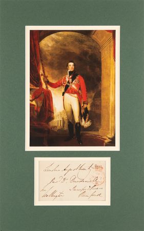 Lot #277 Duke of Wellington Signed Free Frank - Image 1