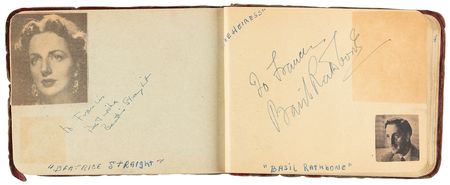 Lot #801 Actors and Actresses Collection of (175+) Signatures, Including Marlon Brando, Elizabeth Taylor, Bela Lugosi, Montgomery Clift, Peter Lorre, and More - Image 4