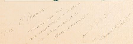 Lot #301 Gemini 4: Ed White II and Jim McDivitt Signed  'Space Walk' Photograph - Image 2