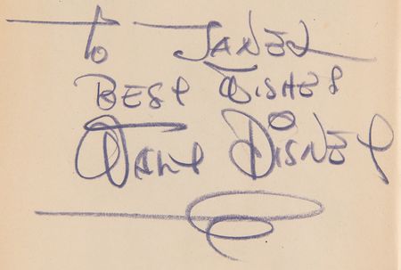 Lot #344 Walt Disney Signed Book - Brer Rabbit Rides the Fox - Image 2