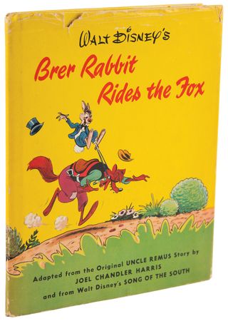 Lot #344 Walt Disney Signed Book - Brer Rabbit Rides the Fox - Image 3