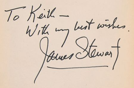 Lot #897 James Stewart Signed Book - James Stewart - Image 2