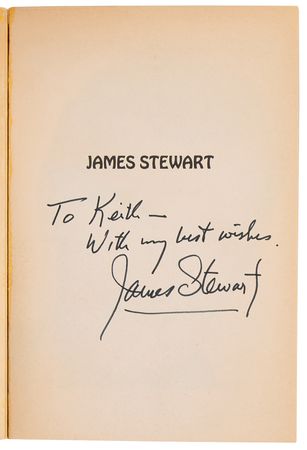 Lot #897 James Stewart Signed Book - James Stewart - Image 4
