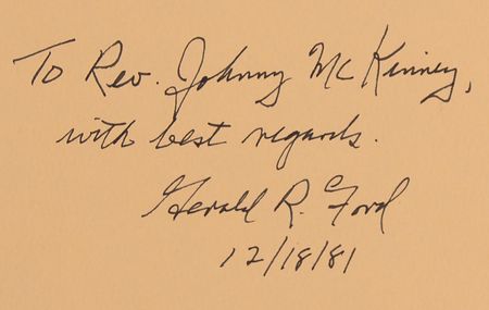 Lot #50 Gerald Ford Signed Book - A Time to Heal - Image 2