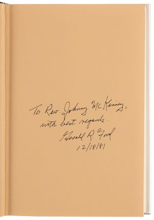 Lot #50 Gerald Ford Signed Book - A Time to Heal - Image 4