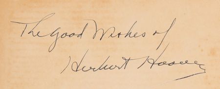 Lot #70 Herbert Hoover Signed Book - The Hoover Administration: A Documented Narrative - Image 2