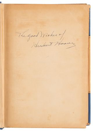 Lot #70 Herbert Hoover Signed Book - The Hoover Administration: A Documented Narrative - Image 4