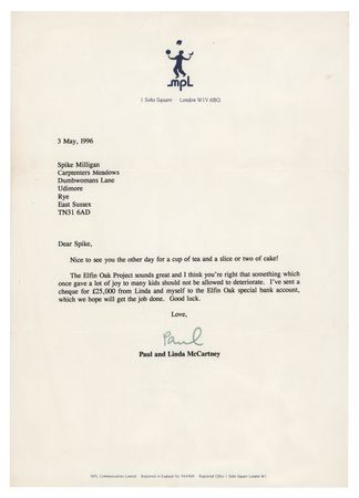 Lot #749 Beatles: Paul McCartney Typed Letter Signed - Image 1