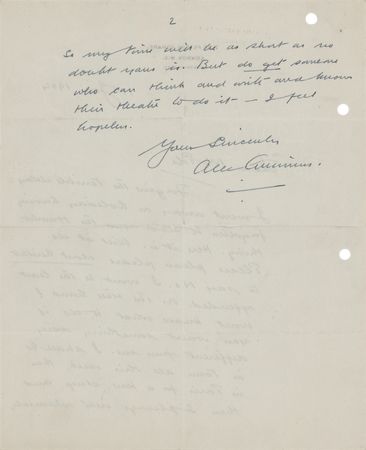 Lot #844 Alec Guinness Autograph Letter Signed - Image 2
